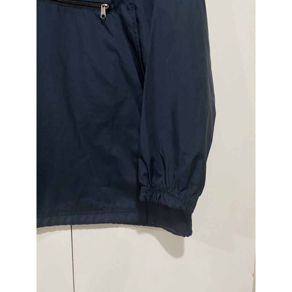Charles River Apparel Youth XL 18/20 Windbreaker Jacket Blue Lightweight Hoodie - Picture 6 of 10